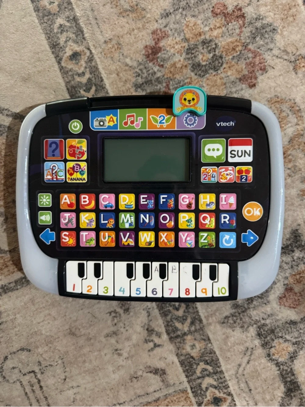 VTech Purple Kids Learning Laptop with Piano Keys